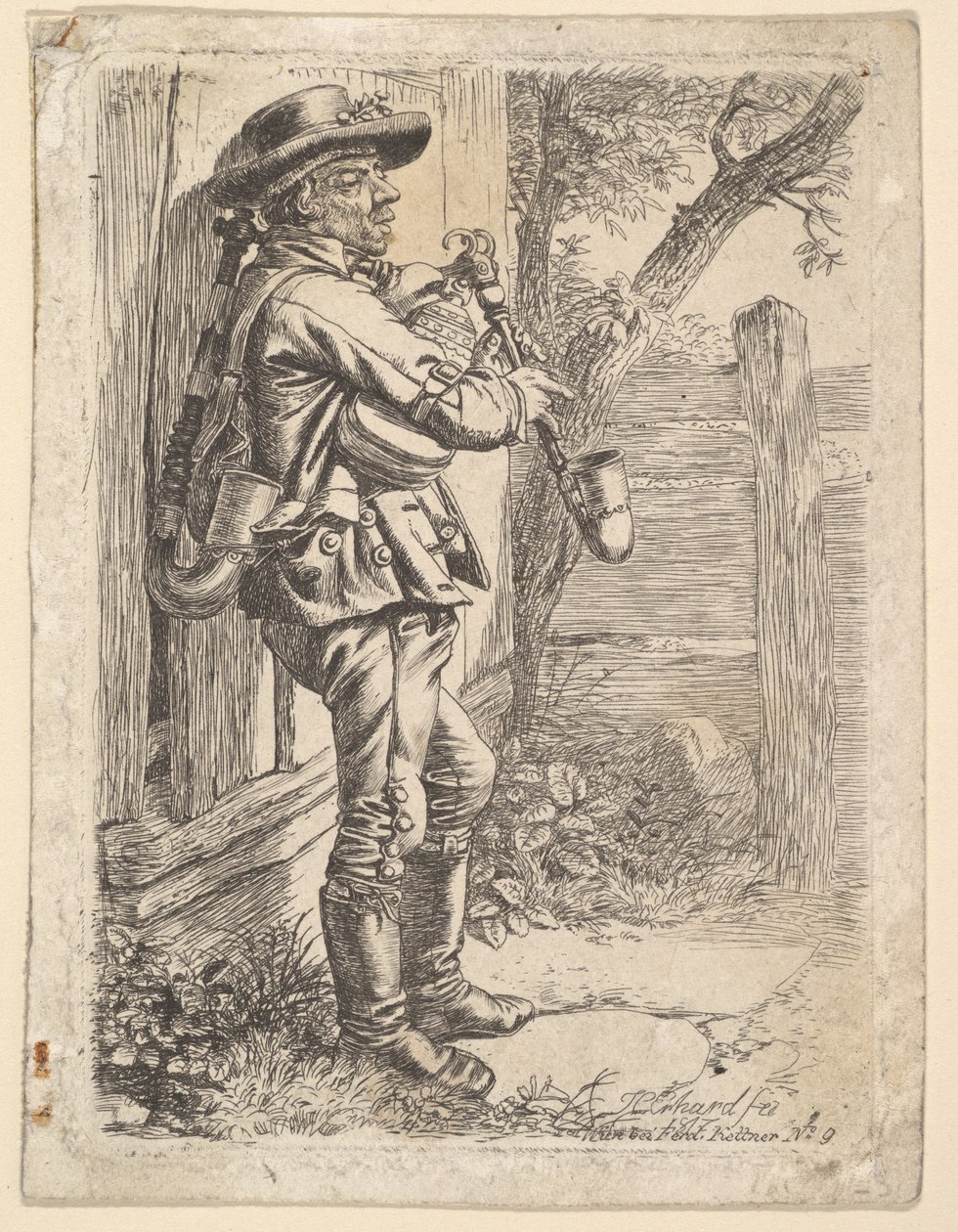 Dudziarz, 1819. autorstwa Johann Christian Erhard