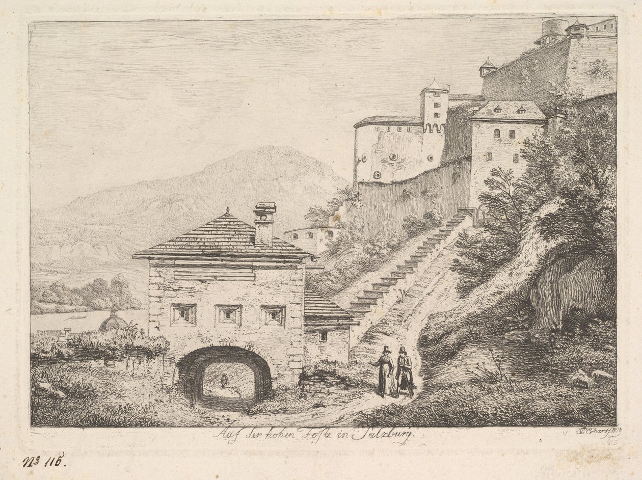 Wielkie Święto w Salzburgu, 1819. autorstwa Johann Christian Erhard