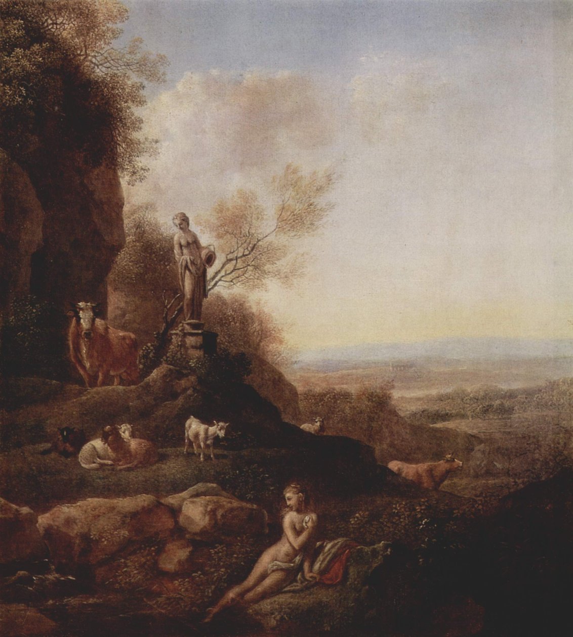 Włoski krajobraz autorstwa Johann Christian Klengel