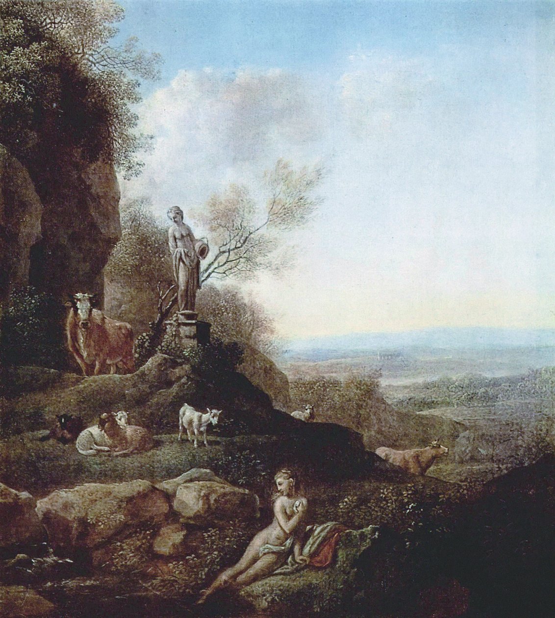 Włoski krajobraz autorstwa Johann Christian Klengel