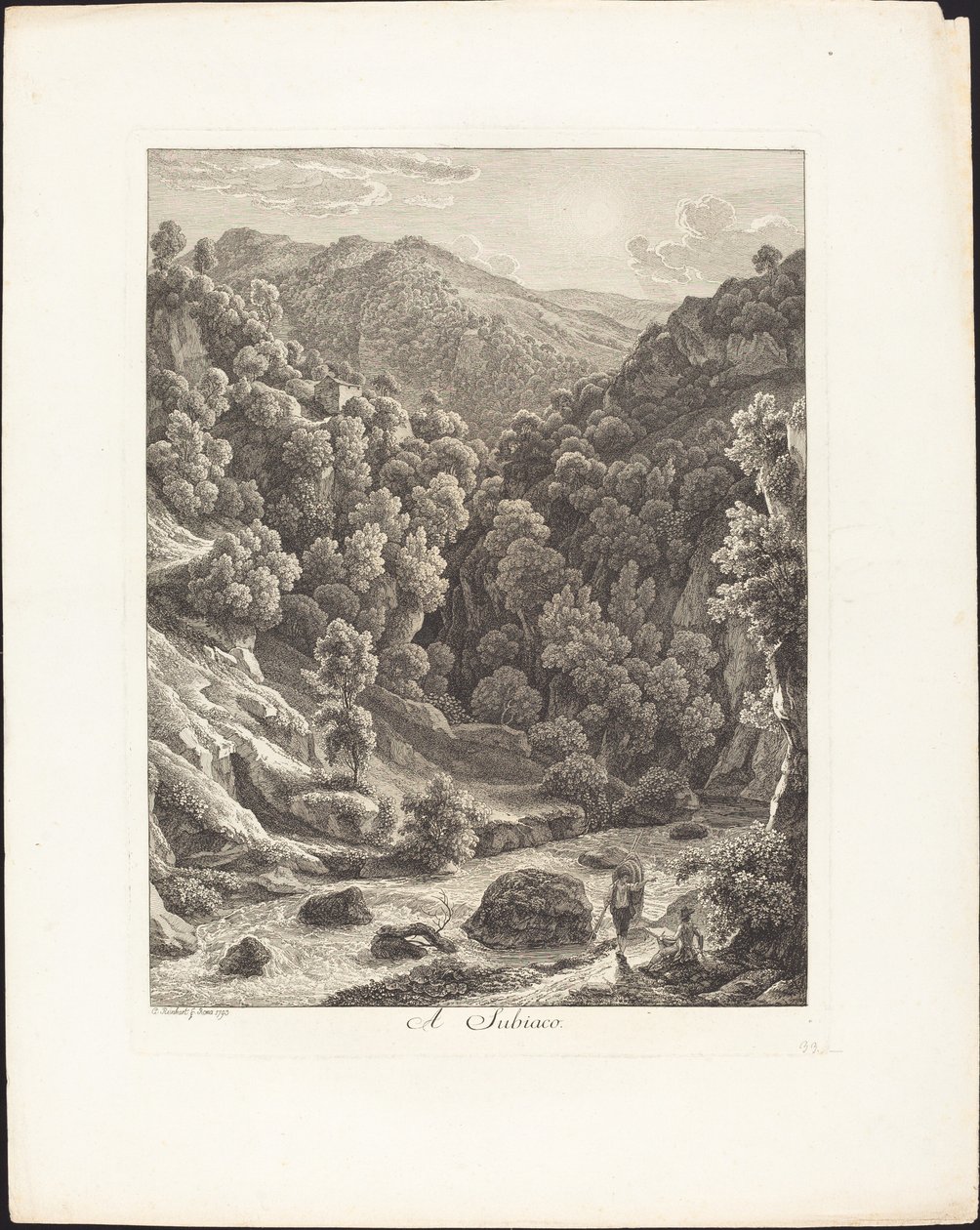 Subiaco autorstwa Johann Christian Reinhart