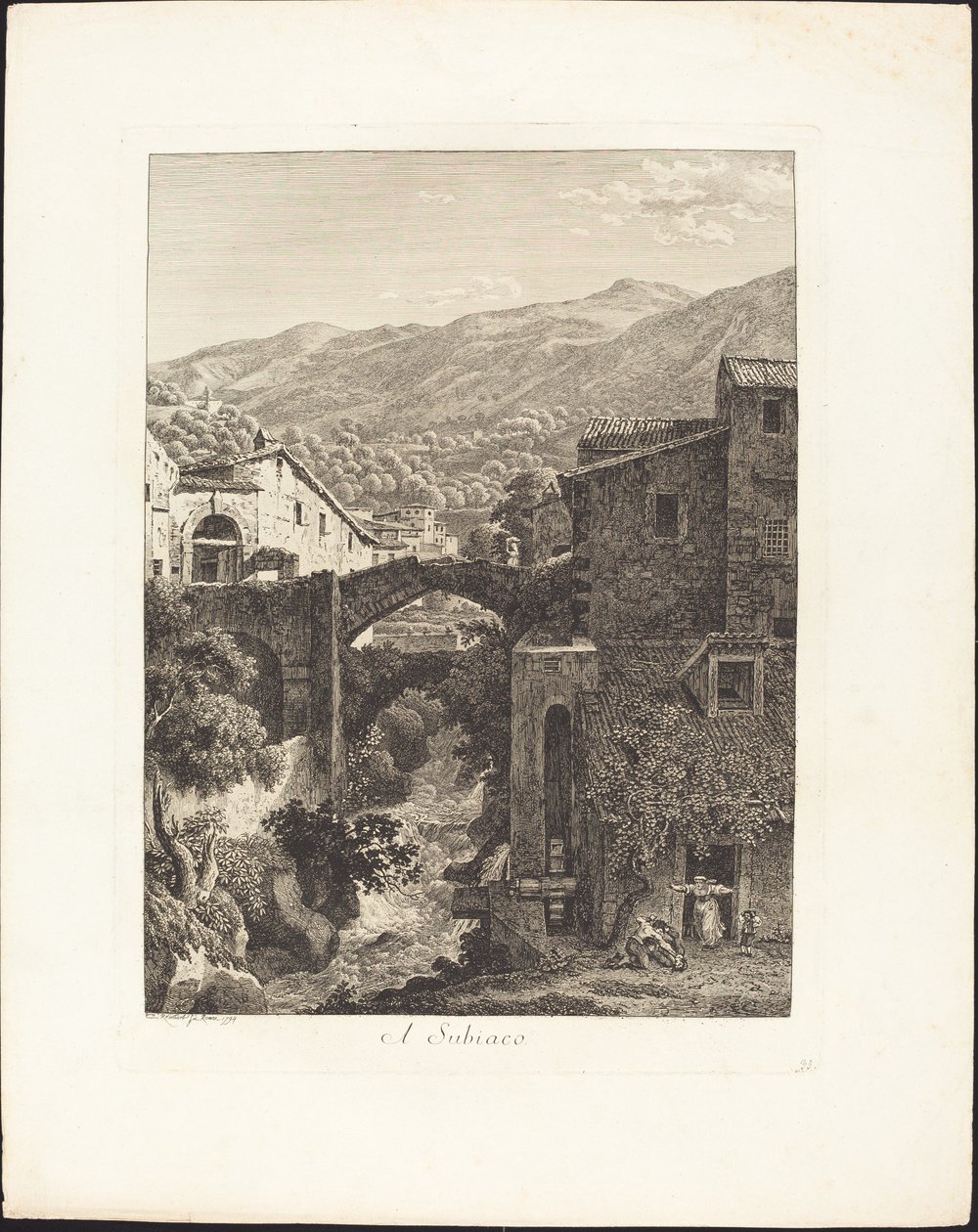 Subiaco autorstwa Johann Christian Reinhart