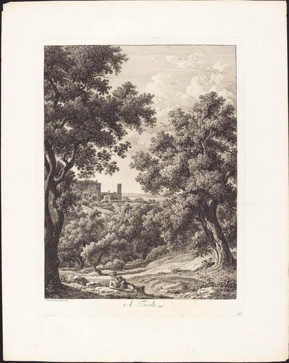 I Tivoli autorstwa Johann Christian Reinhart