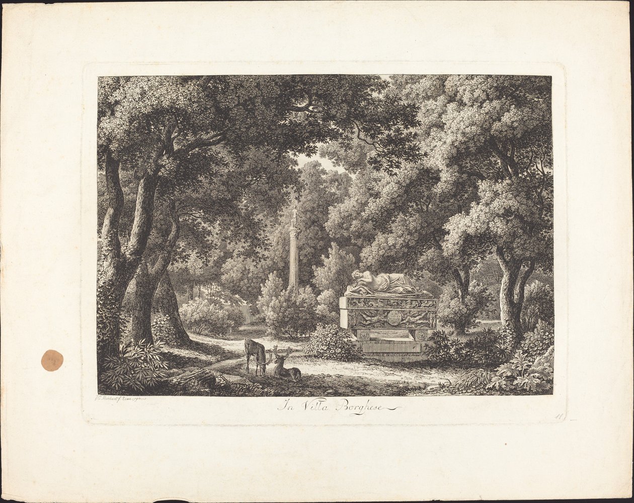 W willi Borghese autorstwa Johann Christian Reinhart