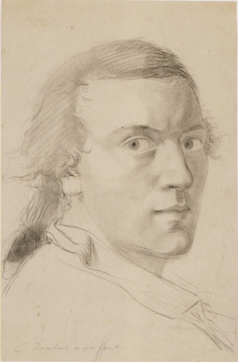 J C Reinhart Autoportret 1786 autorstwa Johann Christian Reinhart
