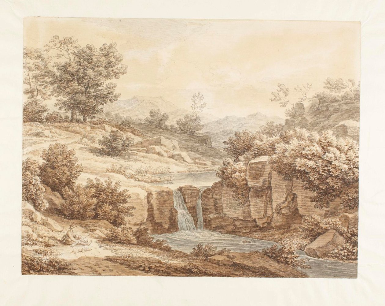 Krajobraz autorstwa Johann Christian Reinhart