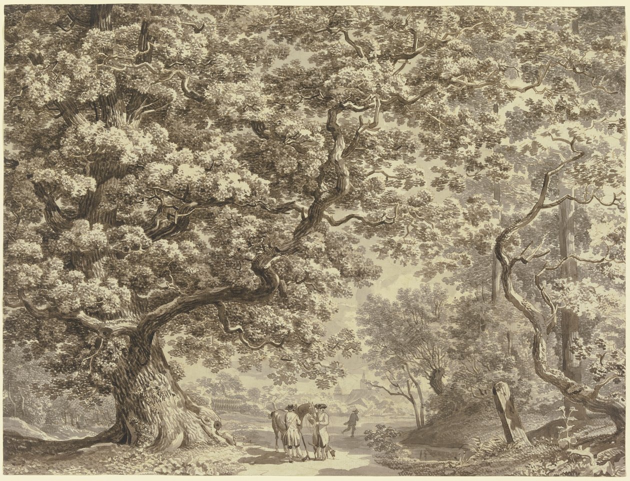 Krajobraz autorstwa Johann Christian Reinhart