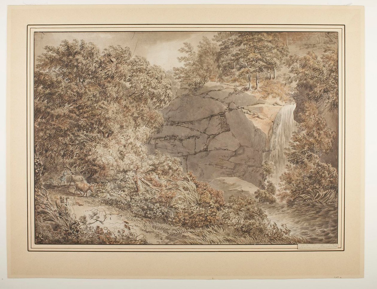 Pejzaż autorstwa Johann Christian Reinhart