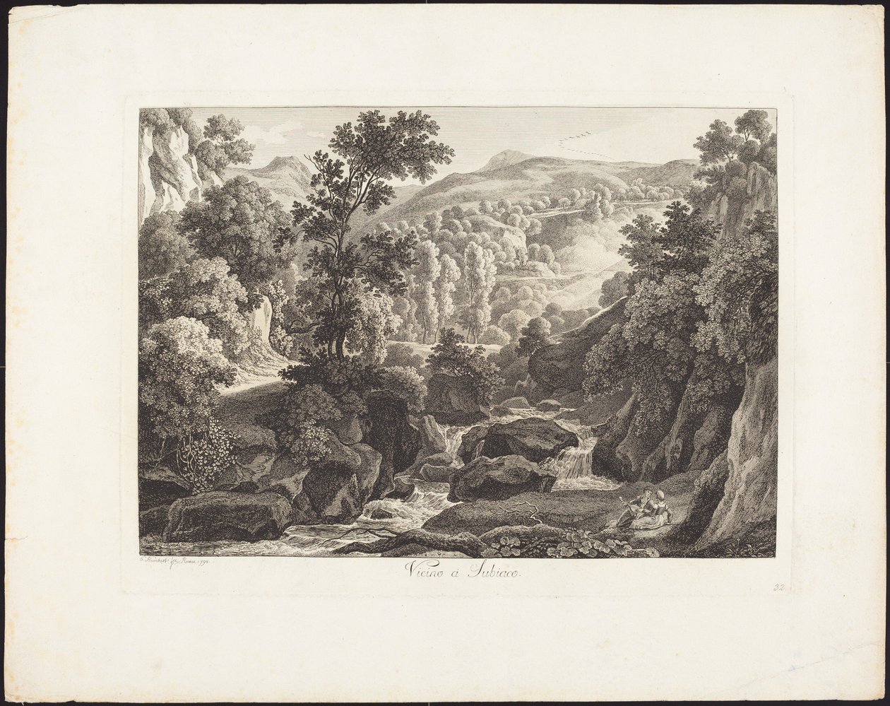 W pobliżu Subiaco autorstwa Johann Christian Reinhart