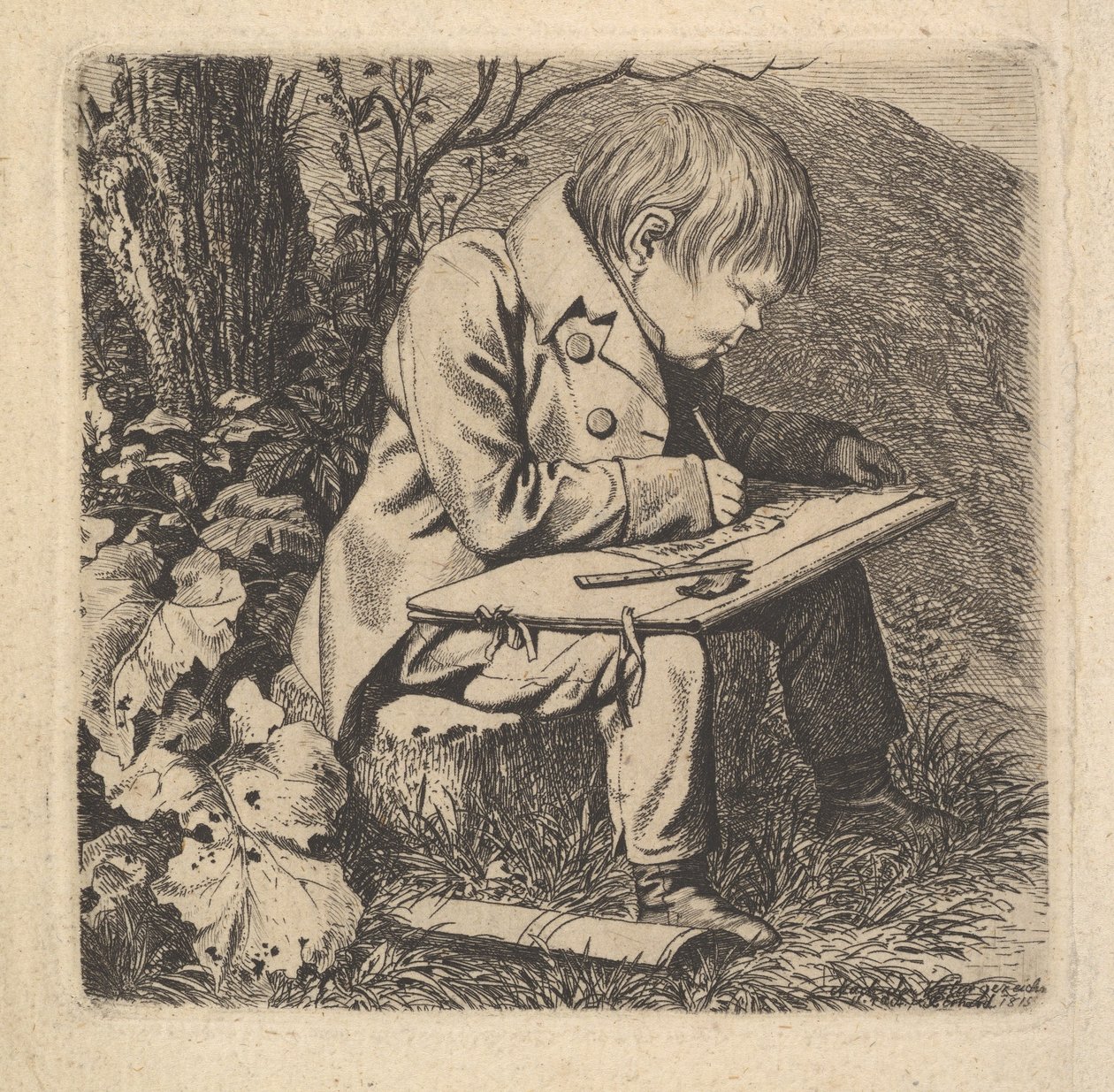 Artysta Hoffman autorstwa Johann Christoph Erhard