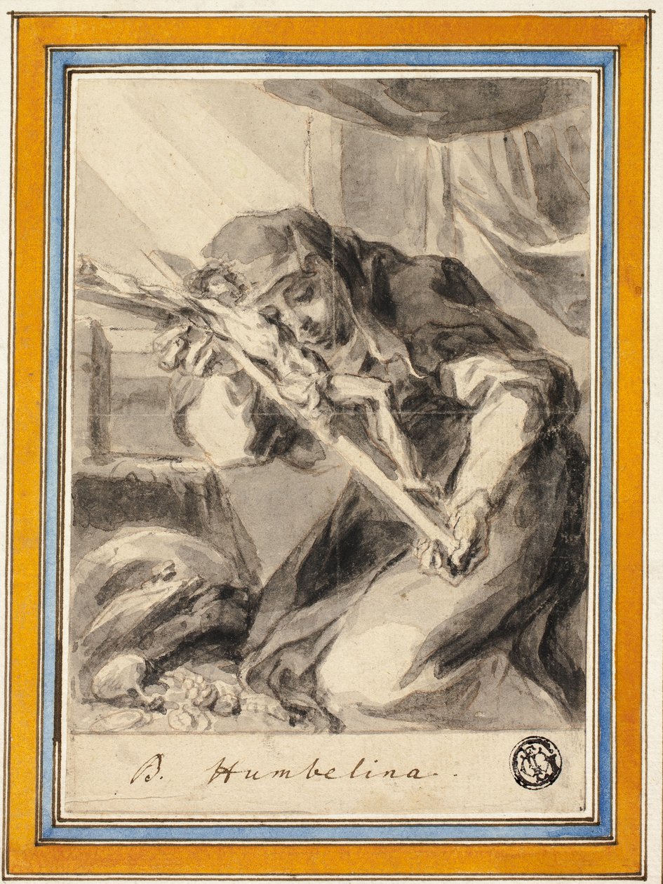 Beata Humbelina z Krucyfiksem, ok.1700 autorstwa Johann Christoph Lischka