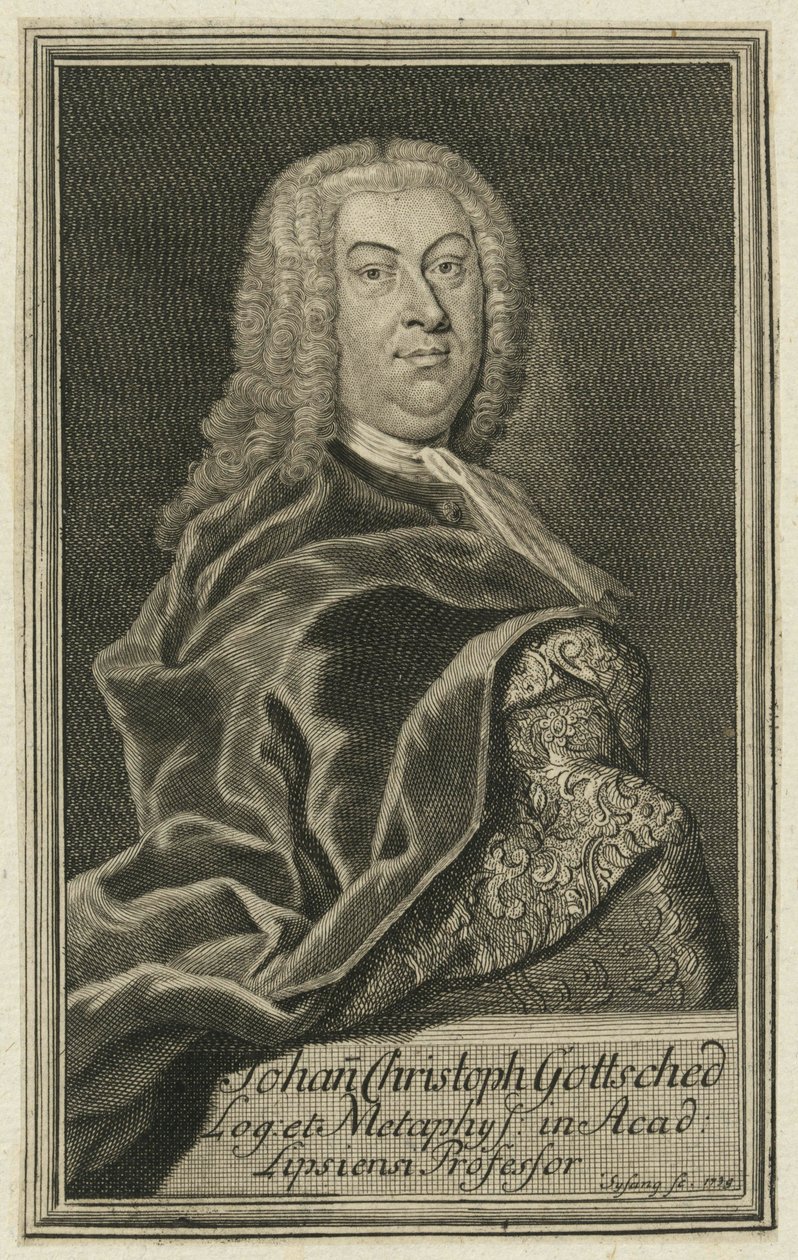 Gottsched autorstwa Johann Christoph Sysang
