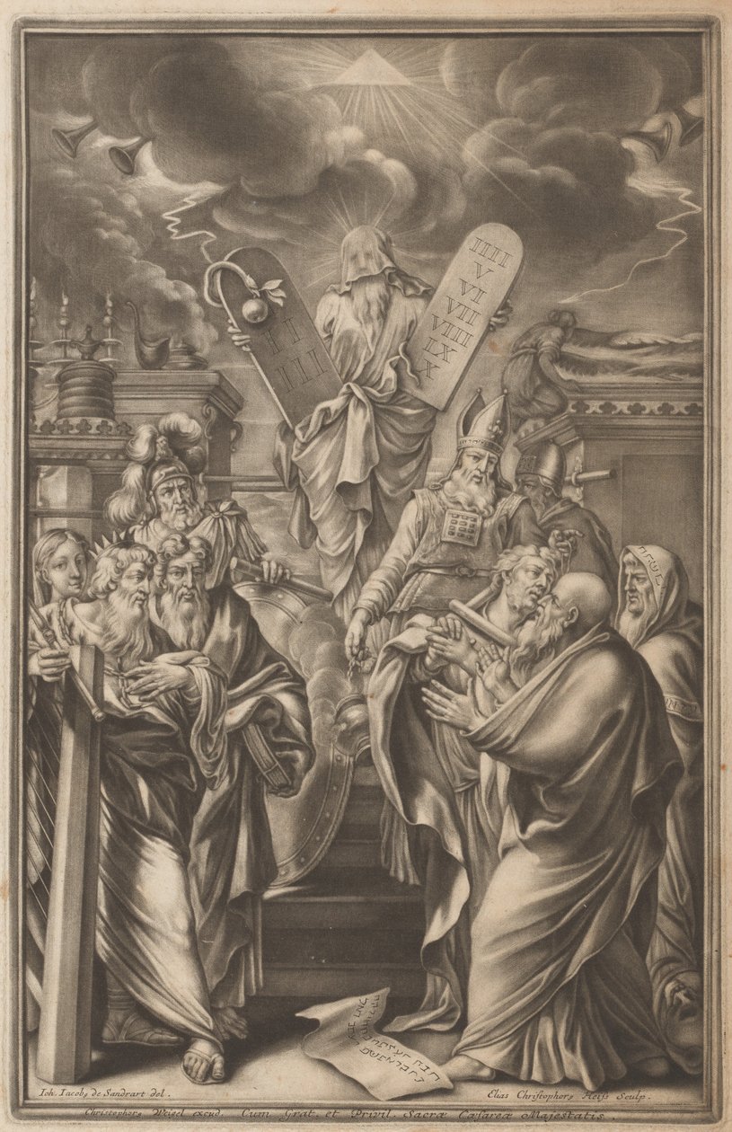 Biblia Ektypy (Biblia obrazkowa) autorstwa Johann Christoph Weigel