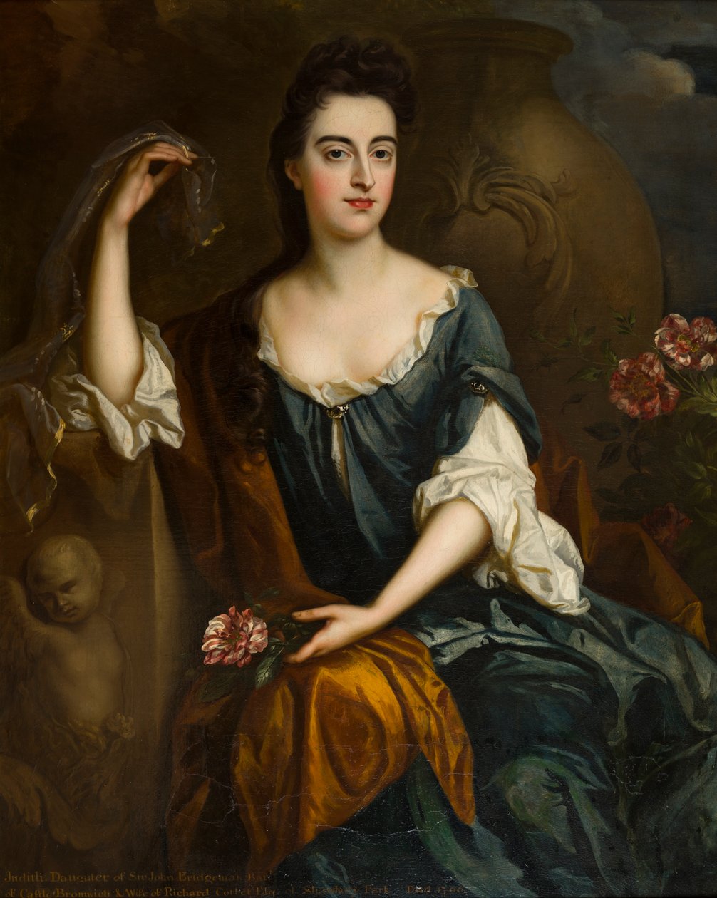 Portret pani Judith Corbet, ok. 1680-1710 (olej na płótnie) autorstwa Johann Closterman