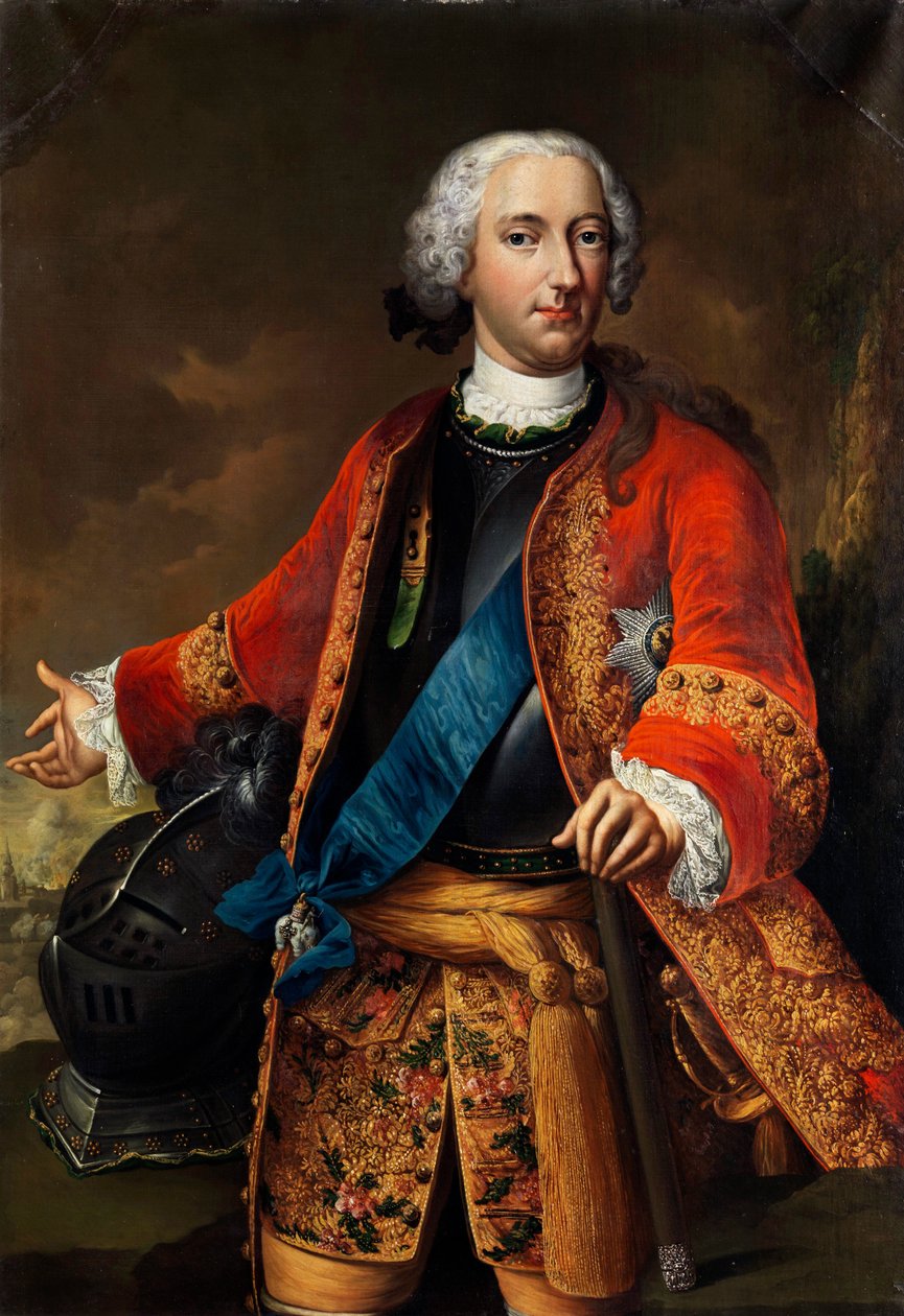 "Portrait de Charles Ier de Brunswick Wolfenbuttel (Portret Karola I, księcia Brunszwiku-Wolfenbuettel (1713-1780)) Peinture de Johann Conrad Eichler (1688-1748) - przed 1746 - olej na płótnie wym. 126x87 cm - kolekcja prywatna autorstwa Johann Conrad Eichler