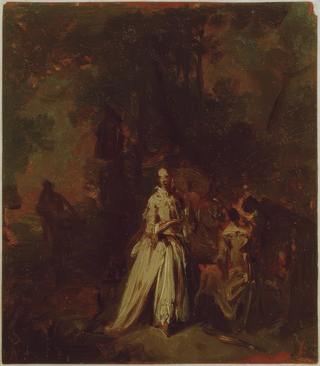 Społeczeństwo w ogrodzie autorstwa Johann Conrad Seekatz
