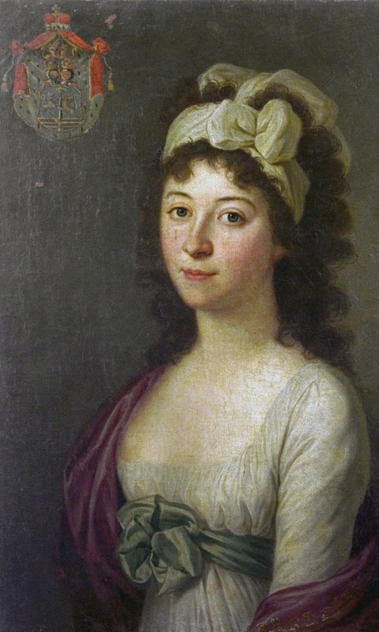 Hrabina Anna Luiza Barbara Babette Odescalchi 1778-1813, z domu Keglevich de Buzin. autorstwa Johann Daniel Donat