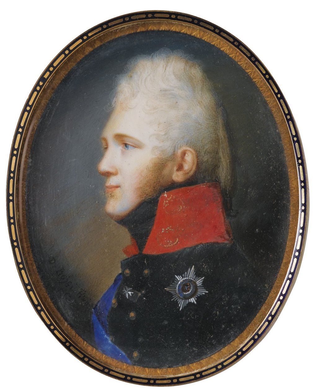 Portret cesarza Aleksandra I 1777-1825, 1805 autorstwa Johann Dominik Bossi