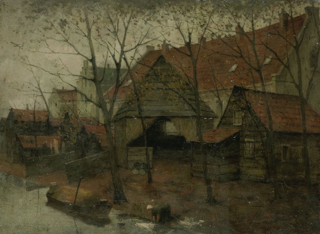 Vinkenbuurt w pobliżu Amsterdamu autorstwa Johann Eduard Karsen