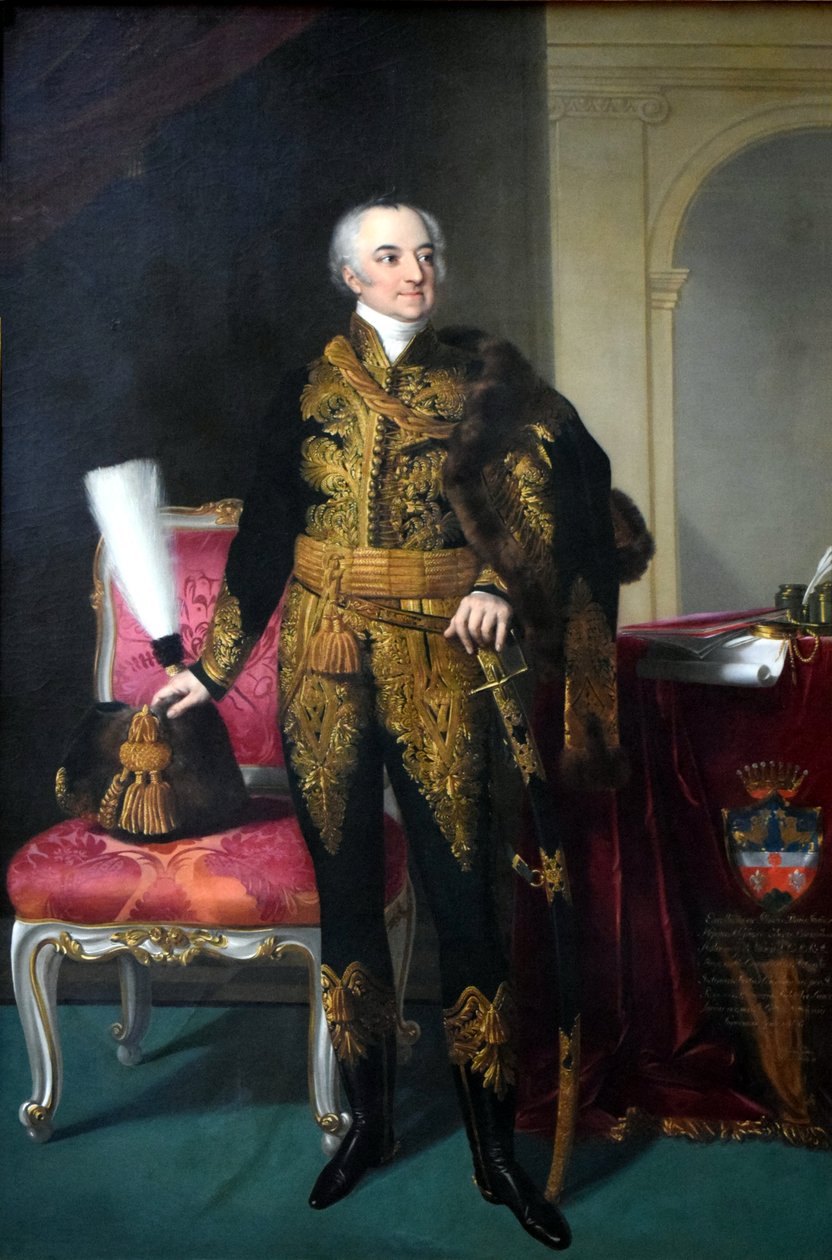 Portret barona Jánosa Malonyaya autorstwa Johann Ender