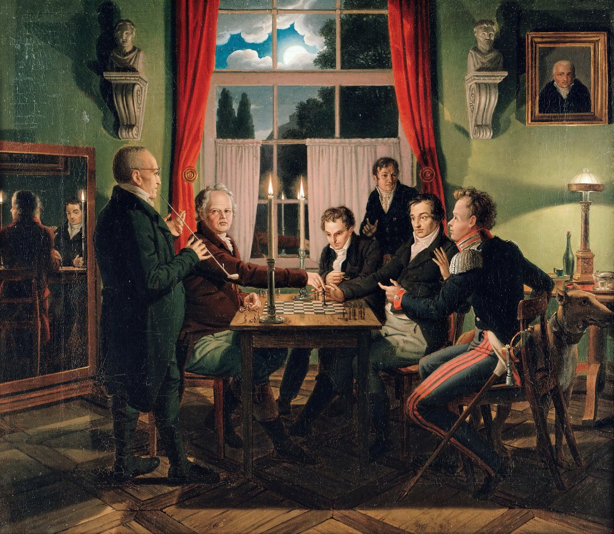 Gra w szachy autorstwa Johann Erdmann Hummel