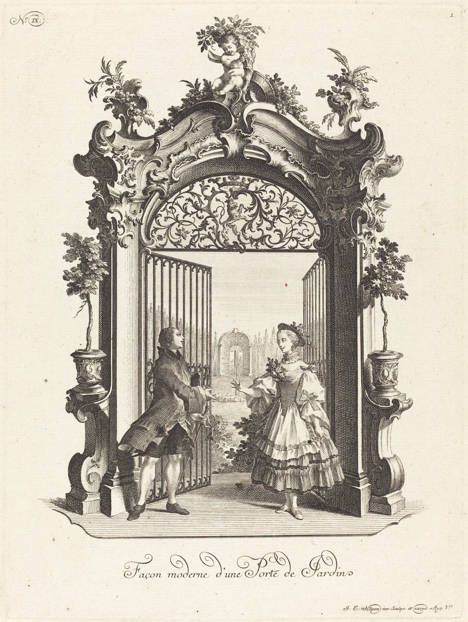 Nowoczesny sposób na drzwi ogrodowe (Drzwi ogrodowe w nowoczesnym stylu) autorstwa Johann Esaias Nilson