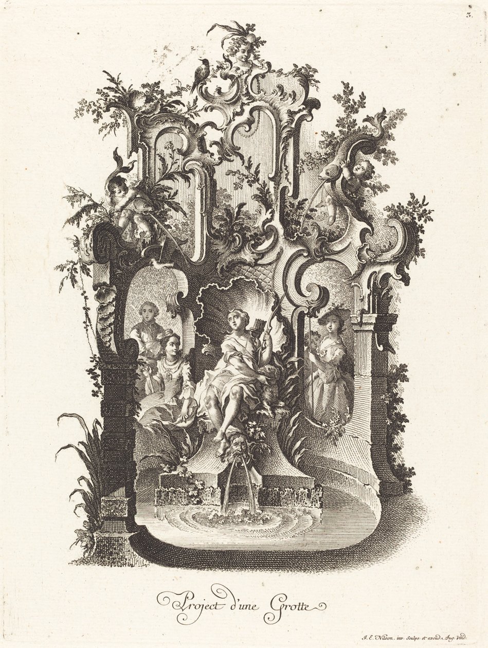 Zaplanuj Grotę autorstwa Johann Esaias Nilson