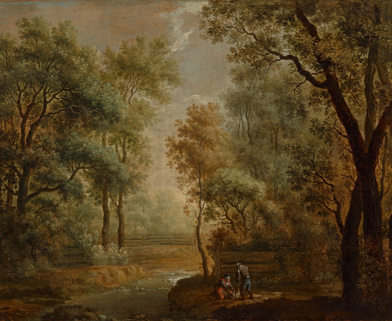 drzewo krajobraz autorstwa Johann Evangelist Dorfmeister