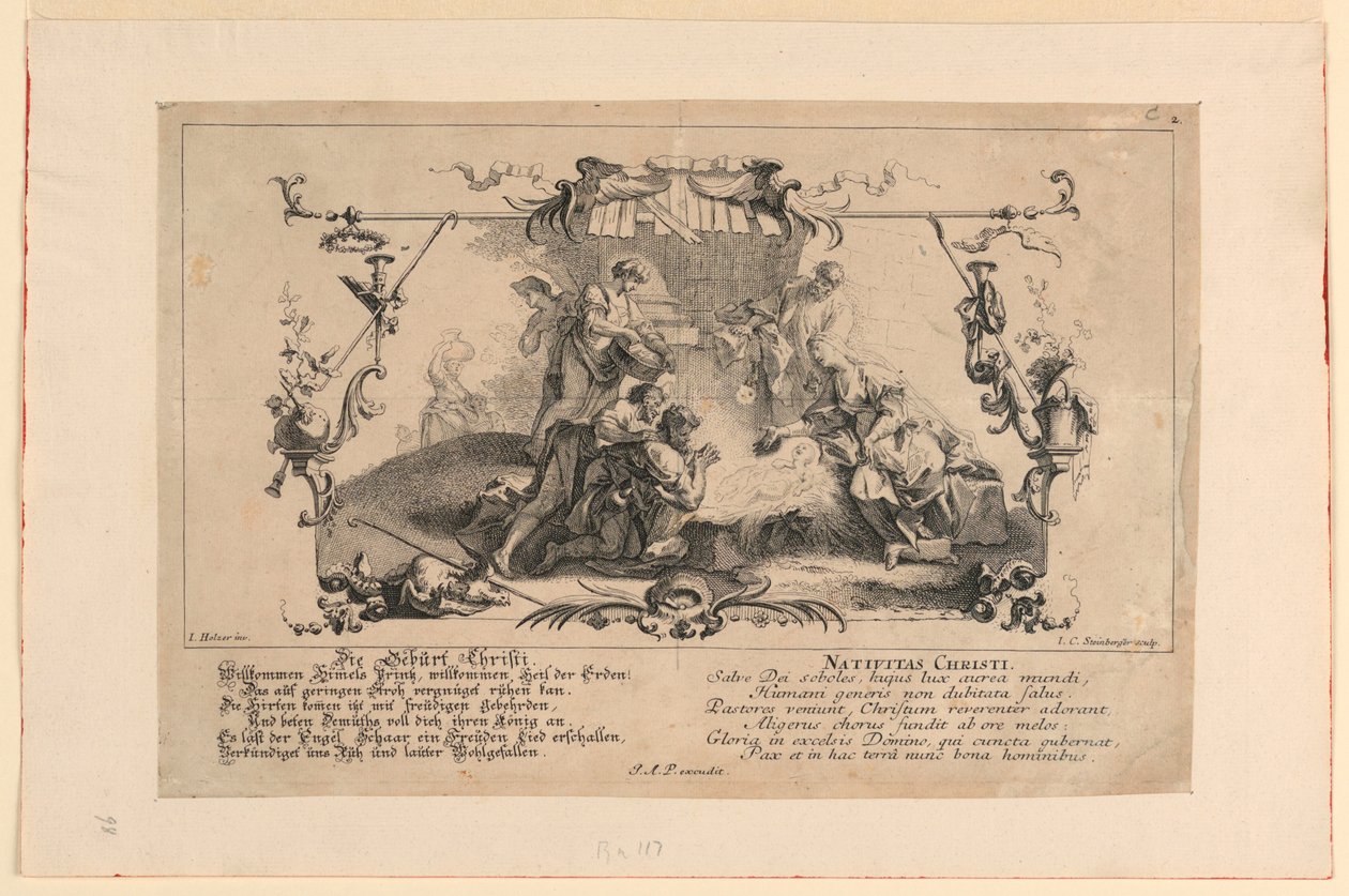 Narodzenia Pańskiego autorstwa Johann Evangelist Holzer