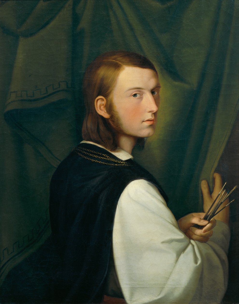 autoportret autorstwa Johann Evangelist Scheffer von Leonhardshoff