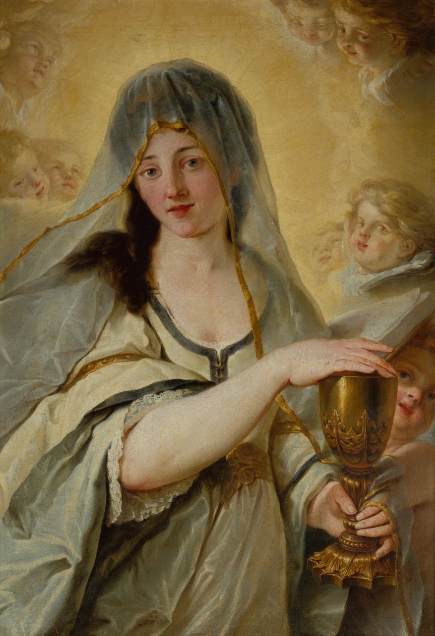 Alegoria wiary (olej na płótnie) autorstwa Johann Friedrich August Tischbein