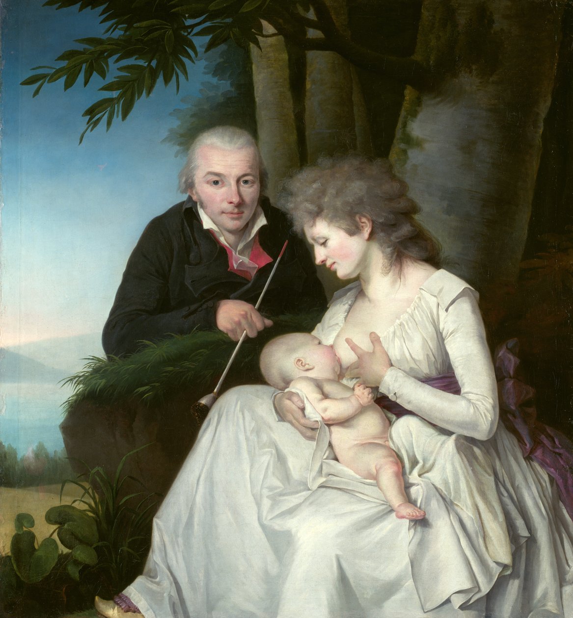 Portret rodzinny, 1795-1800 autorstwa Johann Friedrich August Tischbein