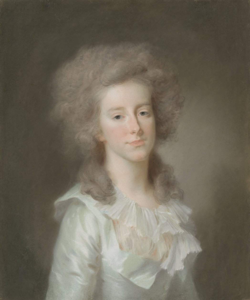 Frederica Louisa Wilhelmina (Louise; 1770-1819), księżniczka Orange-Nassau. Córka księcia Wilhelma V, żona Carel George August, dziedziczny książę Brunszwiku-Wolfenbüttel autorstwa Johann Friedrich August Tischbein