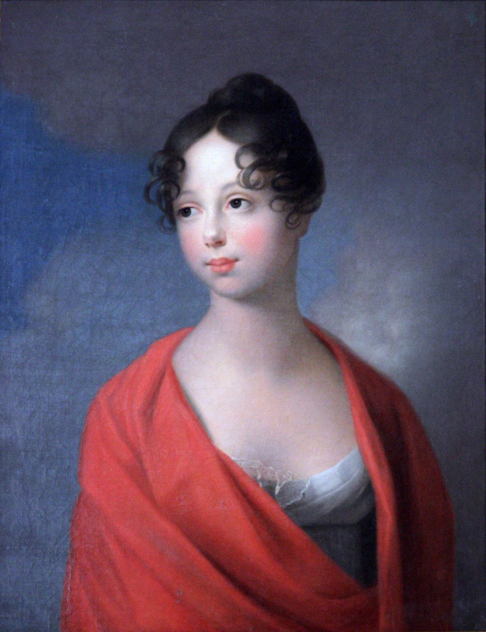 Wielka Księżna Katarzyna Pawłowna z Rosji 1788-1819, pocz. autorstwa Johann Friedrich August Tischbein
