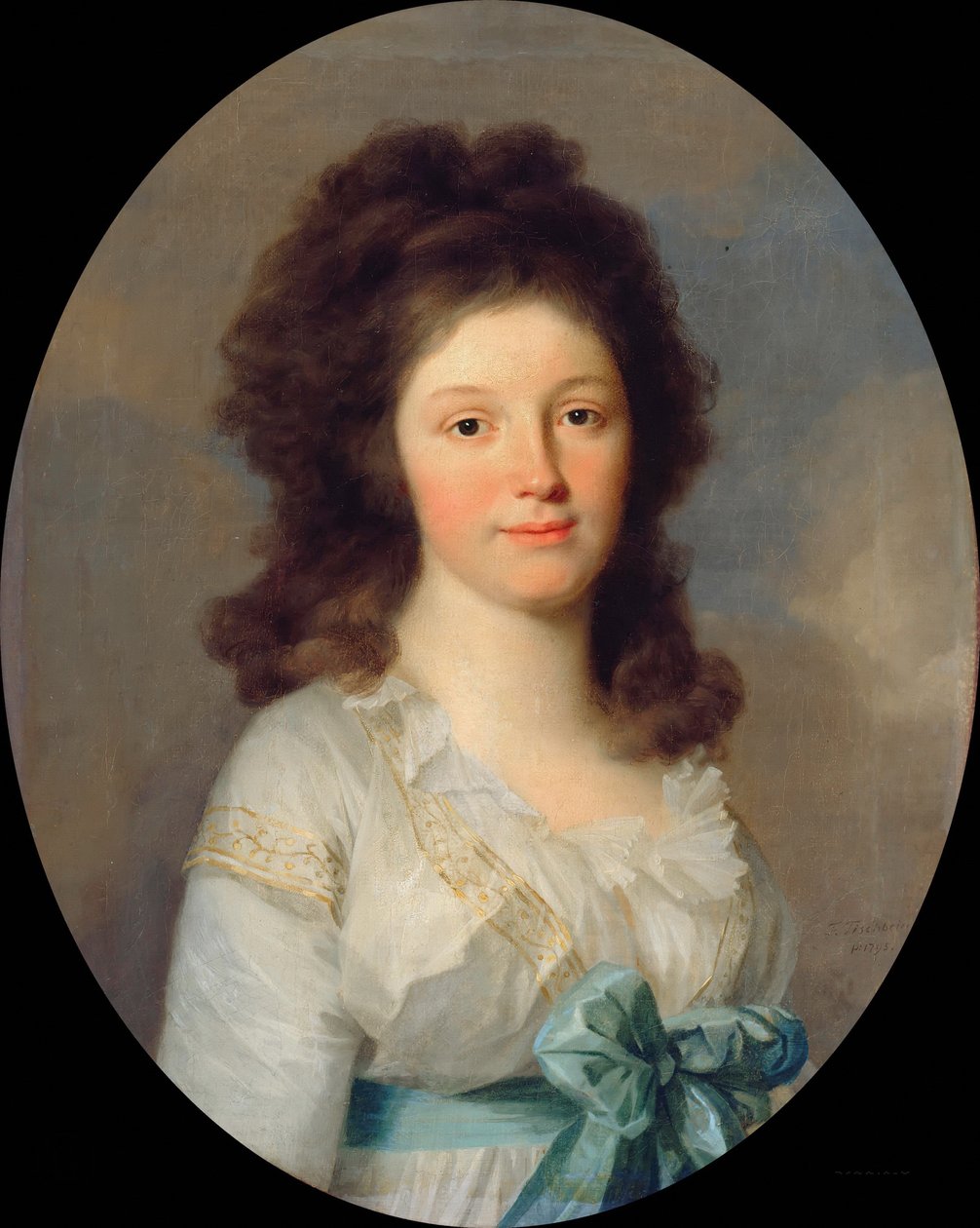Portret Henriette hrabiny Egloffstein 1773-1864, 1795. autorstwa Johann Friedrich August Tischbein