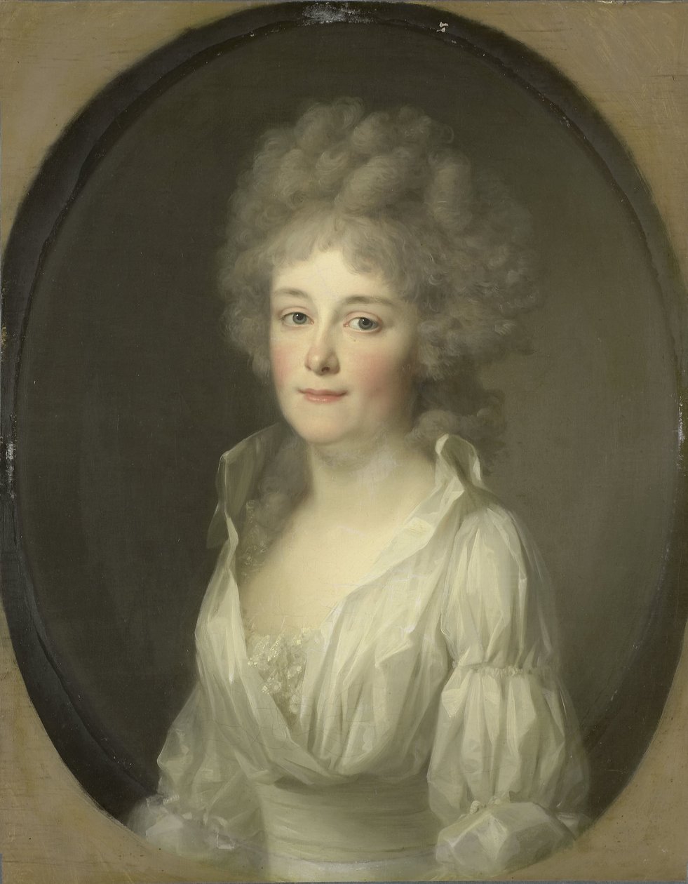Portret Johanny Ferdinandy van Collen, żony Salomona Rendorpa autorstwa Johann Friedrich August Tischbein