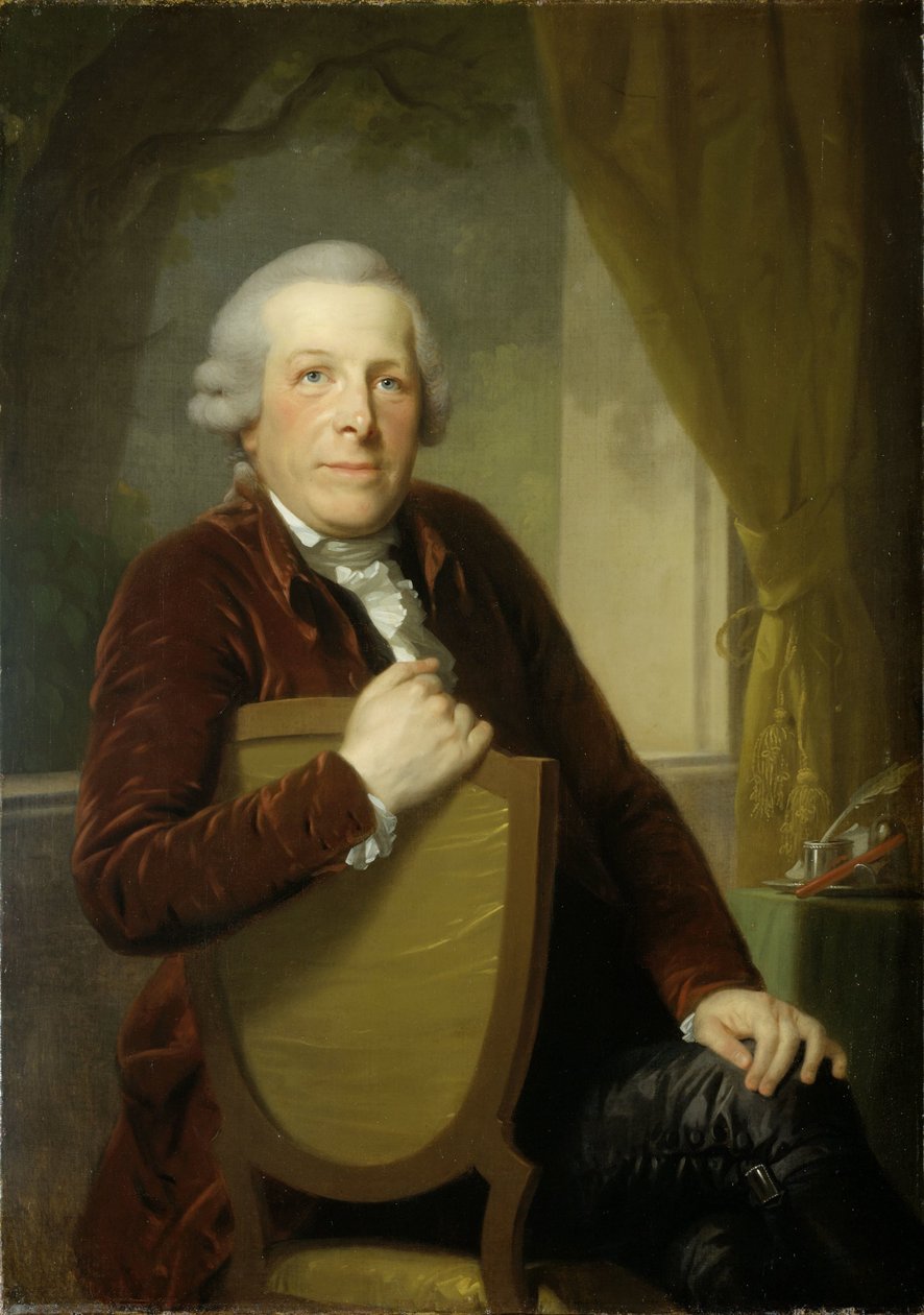 Portret Jana Lublinka II, filozofa, pisarza i męża stanu autorstwa Johann Friedrich August Tischbein