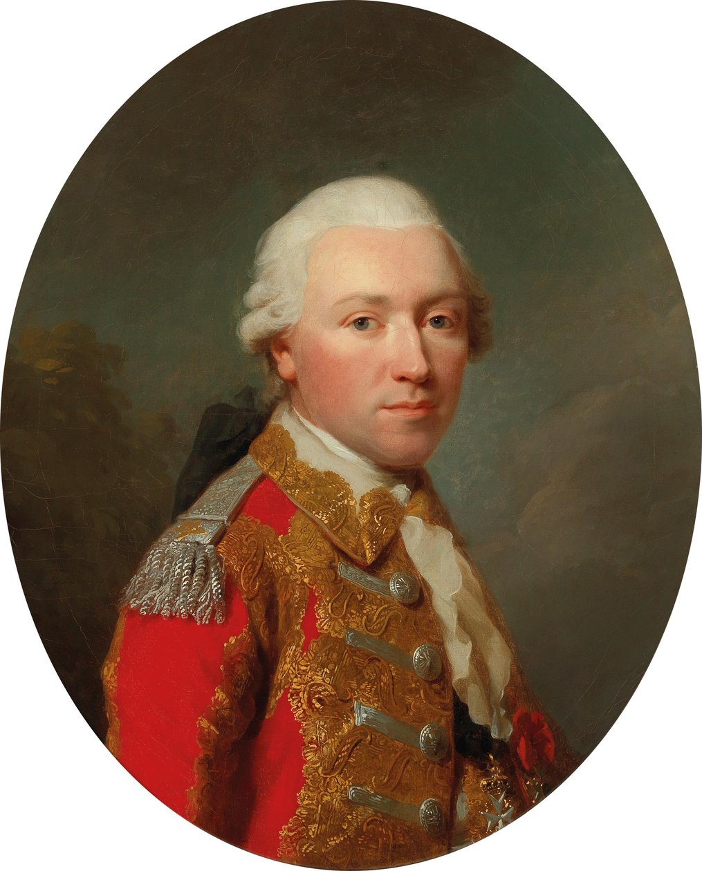 Portret Louis-Francois, markiz Chambray 1737-1807, 1776. autorstwa Johann Friedrich August Tischbein