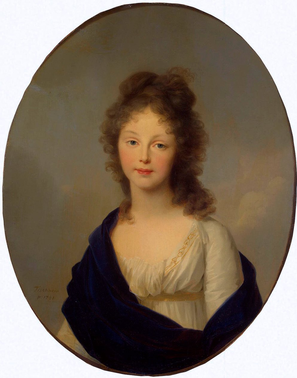Portret królowej Luizy Pruskiej, 1776-1810, 1798. autorstwa Johann Friedrich August Tischbein