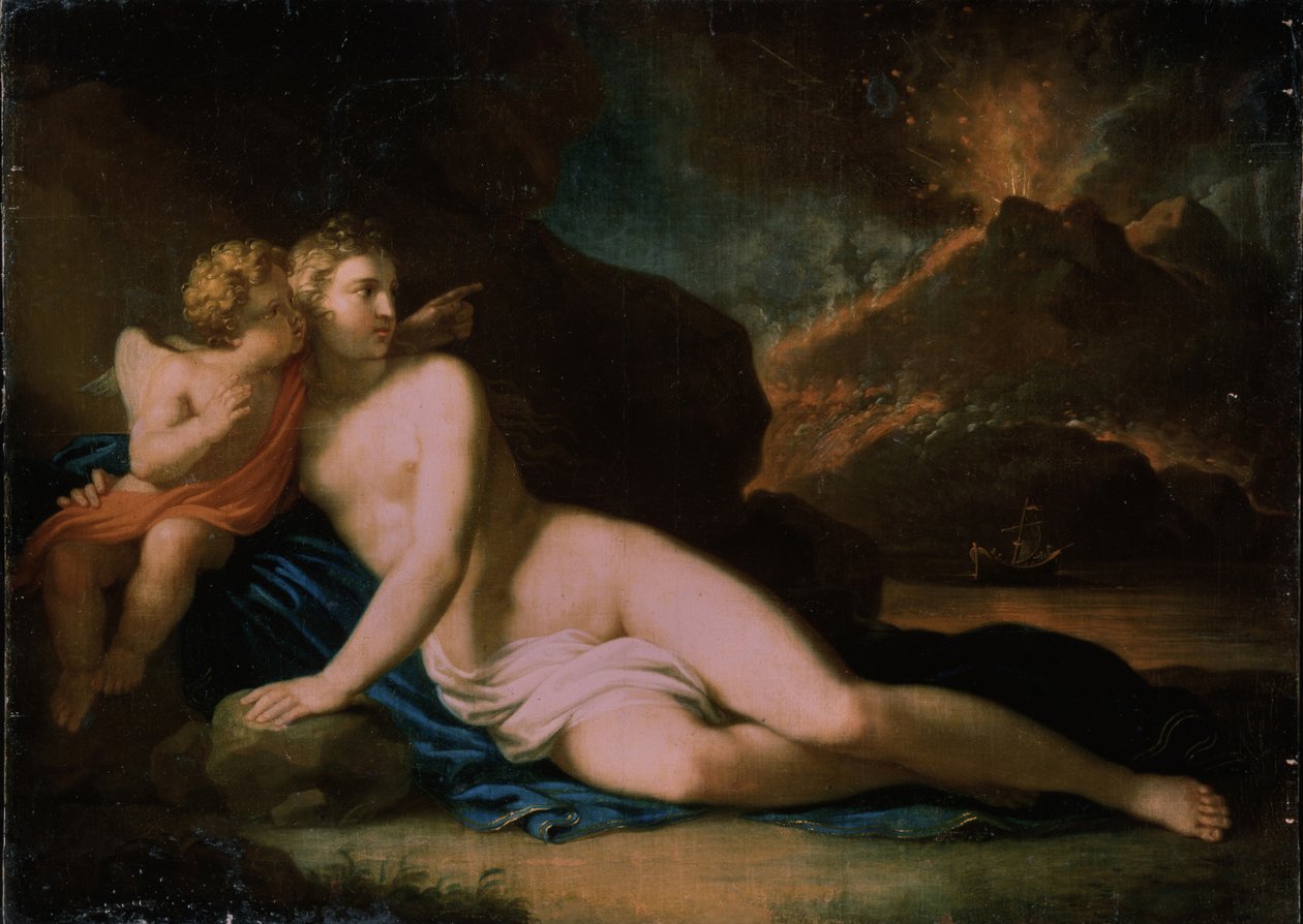 Wenus i Kupidyn, 1804 autorstwa Johann Friedrich August Tischbein