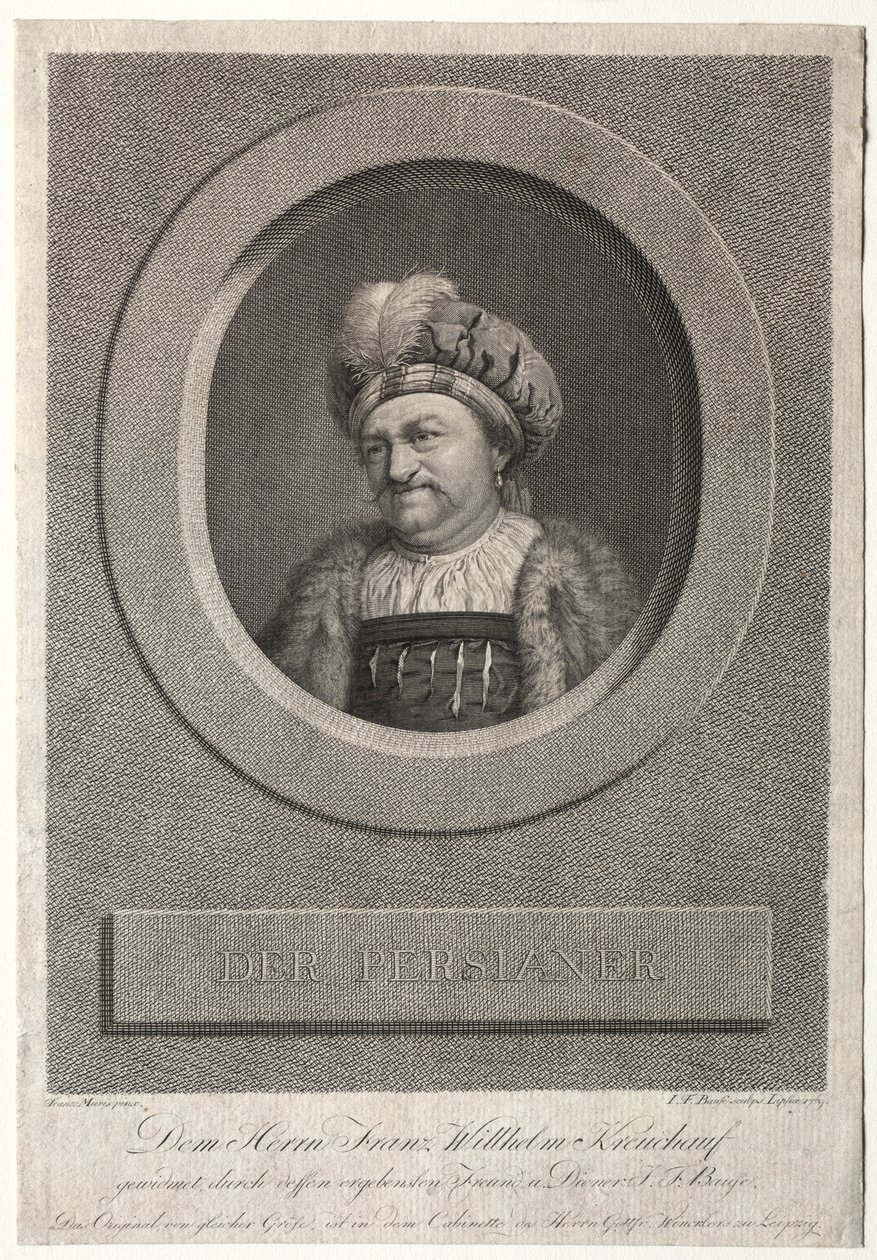 Pers - Portret Franza Wilhelma Kreuchaufa, 1869. autorstwa Johann Friedrich Bause