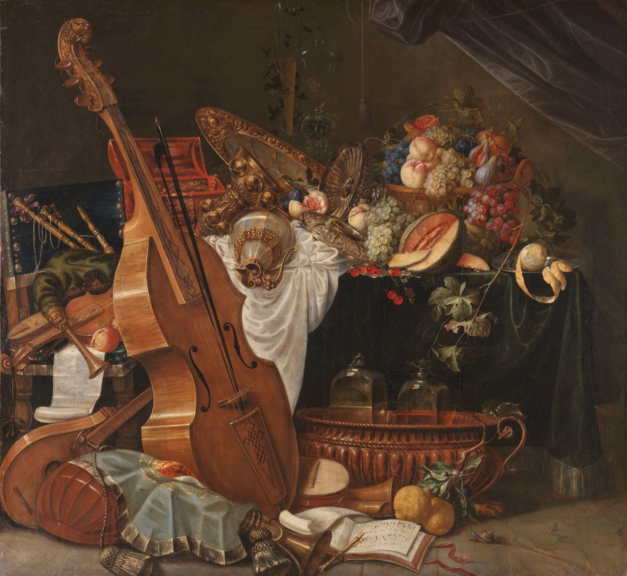 Martwa natura autorstwa Johann Friedrich Grueber