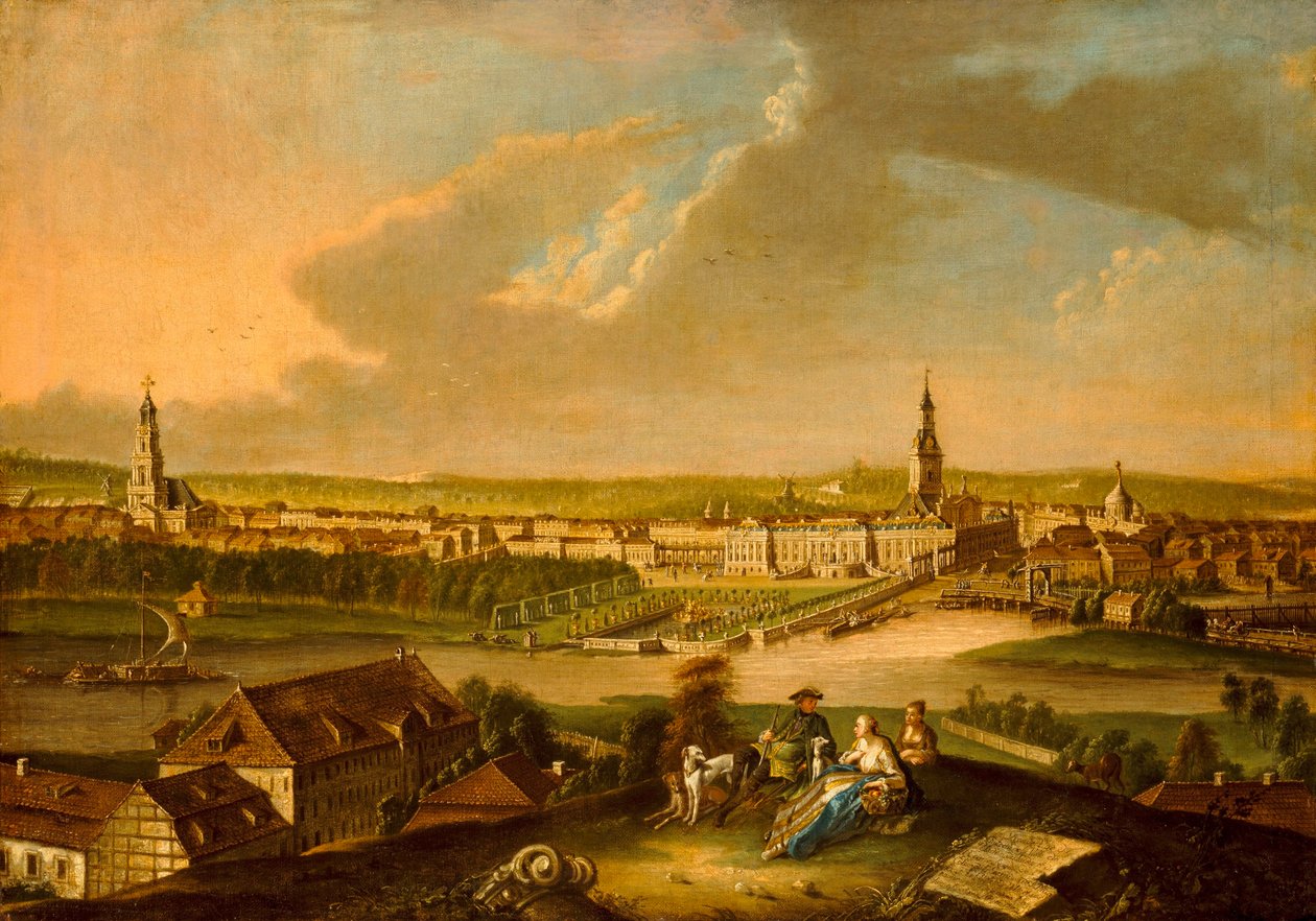 Niemcy: Poczdam z Brauhausberg, drugi widok autorstwa Johann Friedrich Meyer