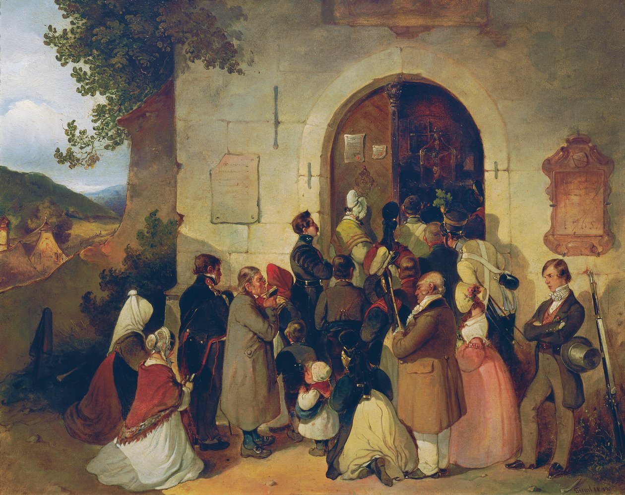 pielgrzym autorstwa Johann Friedrich Treml