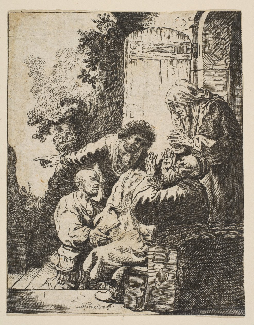 Płaszcz Józefa przywieziony do Jakuba, ok. godz. 1633. autorstwa Johann Georg Hertel