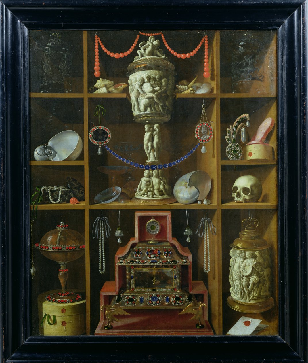 Skrzynia skarbów, 1666 autorstwa Johann Georg Hinz