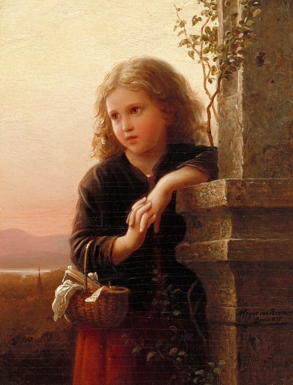 Chłopka, 1875 autorstwa Johann Georg Meyer von Bremen