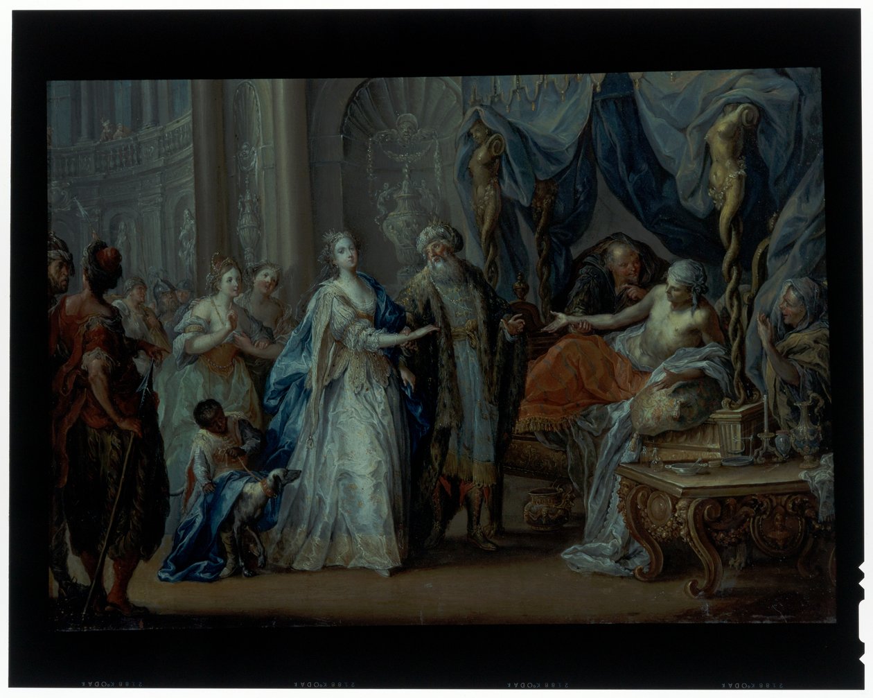 Antioch i Stratonike autorstwa Johann Georg Platzer