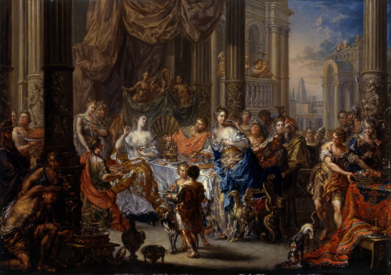 Święto Kleopatry autorstwa Johann Georg Platzer