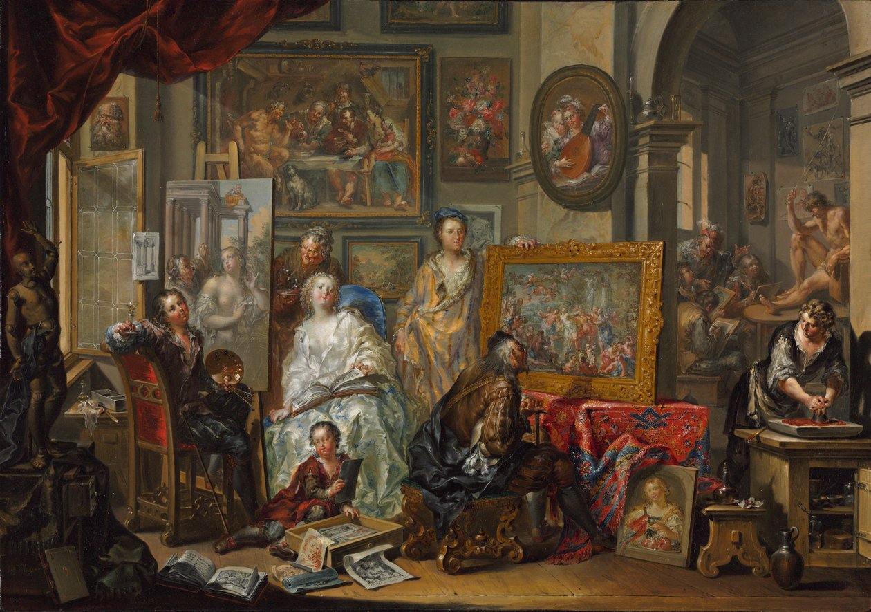 Pracownia Artysty autorstwa Johann Georg Platzer